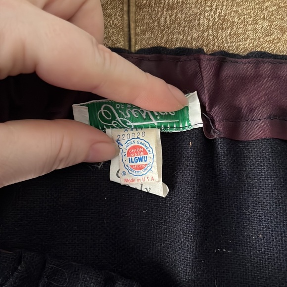 VTG Prestige of Boston Woven Skirt - ILGWU Union Tag - Picture 7 of 10